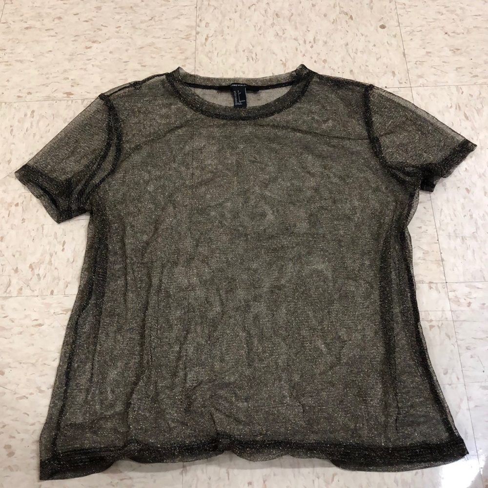 Forever 21 mesh top- size s